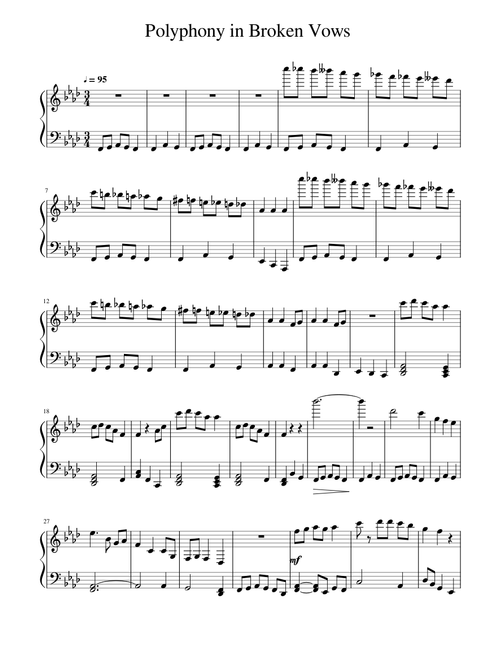 Polyphony in Broken Vows