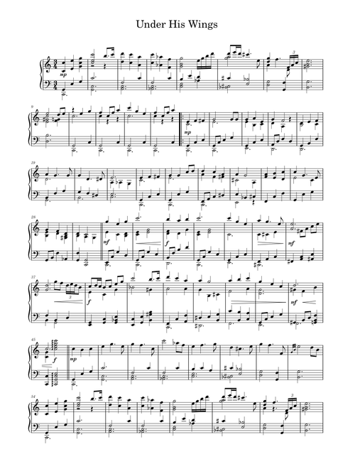 Under His Wings – Ira David Sankey (1896)