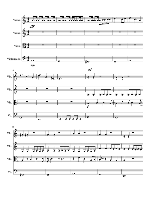 While my guitar gently weeps STRING QUARTET