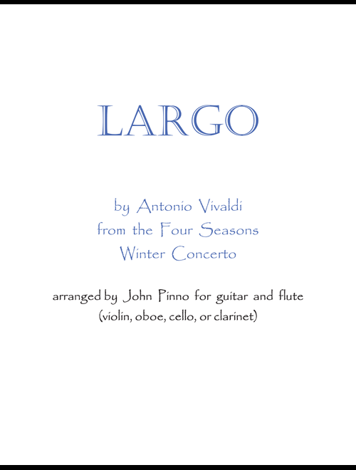 Largo (from The Four Seasons...Winter) (Arr. John Pinno) - Antonio Vivaldi (Small Ensemble)