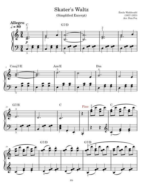 The Skater's Waltz – Emile Waldteufel