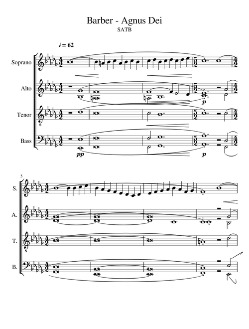 Barber - Agnus Dei (UNFINISHED