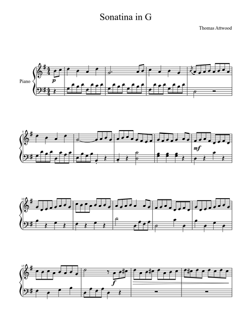 Sonatina in G