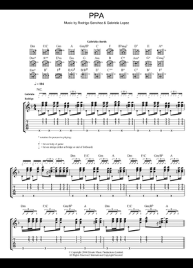 Free Rodrigo y Gabriela sheet music | Download PDF or print on