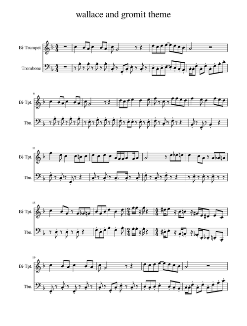 wallace and grommit theme