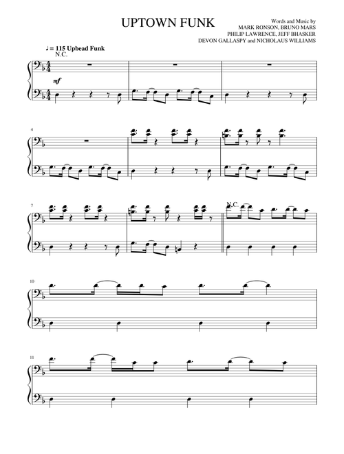 Uptown funk - Mark Ronson