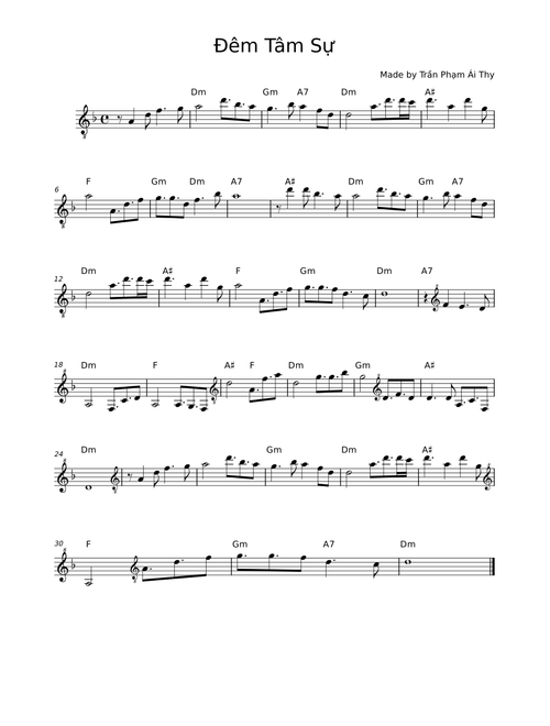 Đêm Tâm Sự – Trần Phạm Ái Thy