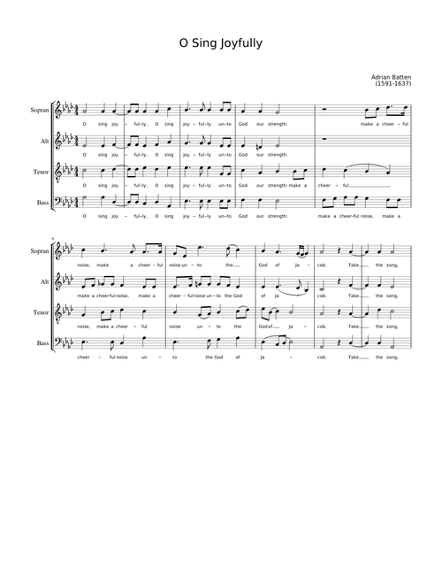 O sing joyfully