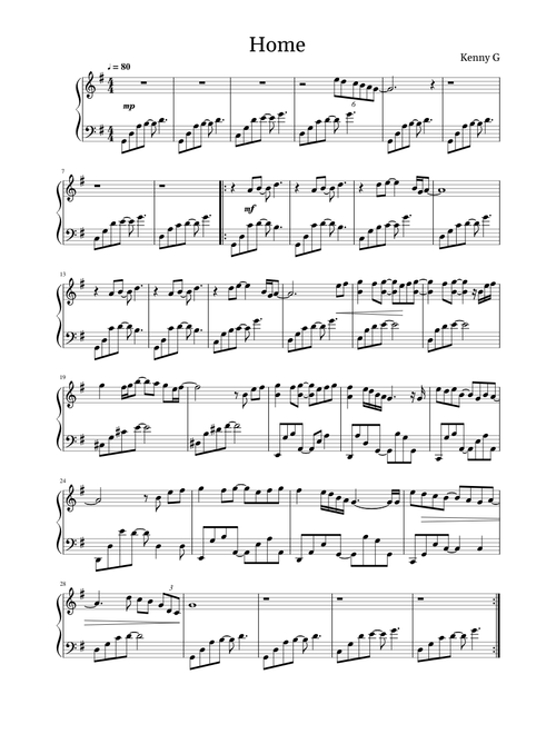 Home by Kenny G