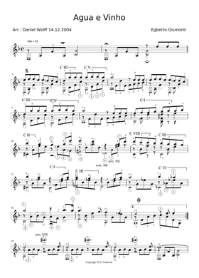 Egberto Gismonti 楽譜 絶版