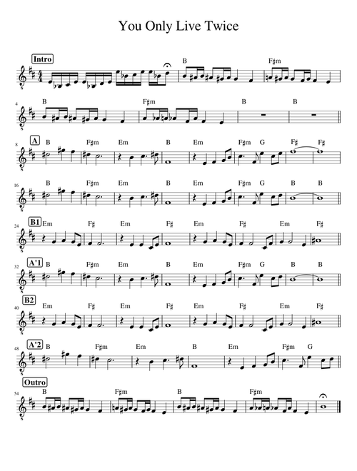 You Only Live Twice - John Barry