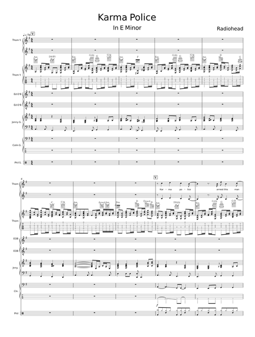 Karma police - Radiohead