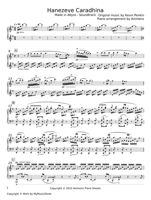 Hanezeve Caradhina - Kevin Penkin