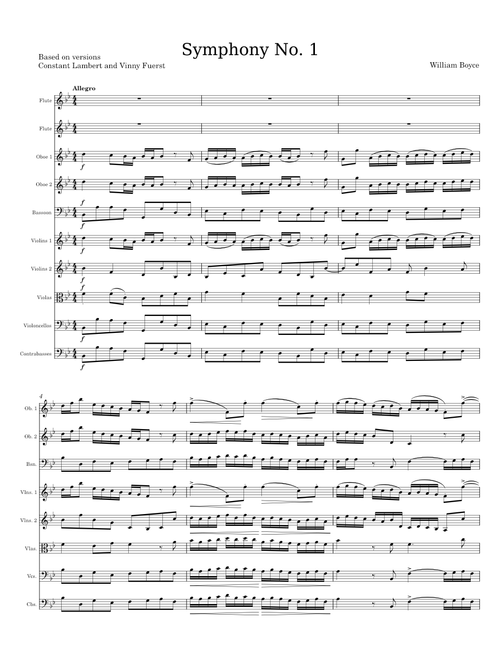 Symphony 1 – William Boyce