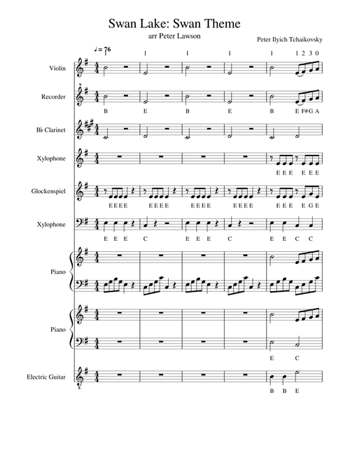 Swan Lake: Swan Theme