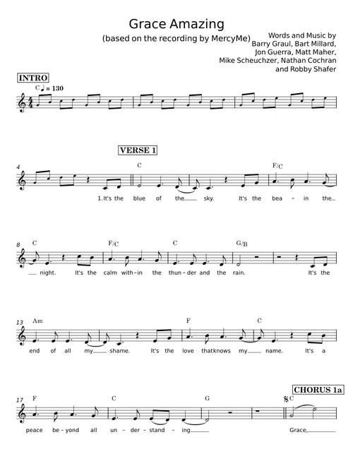 Grace Amazing - MercyMe