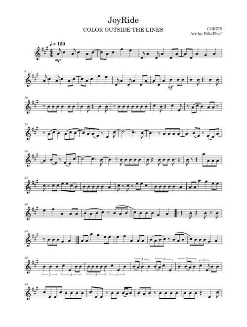 JoyRide – CORTIS -Violin-