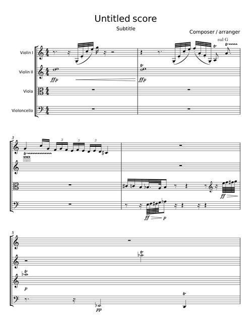 Untitled score