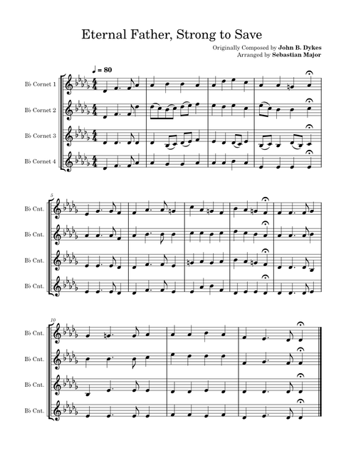 Eternal Father, Strong to Save – John B. Dykes Music Eternal Father, Strong to Save (Sea Chanters)