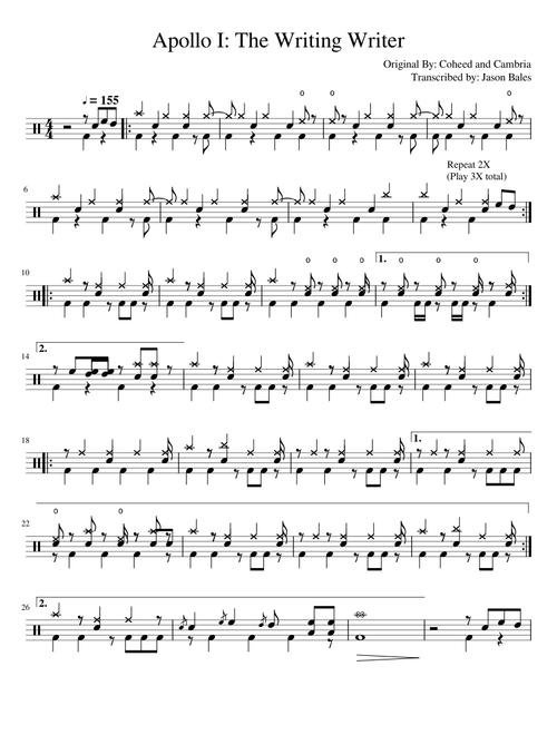 Apollo I: The Writing Writer - Coheed And Cambria