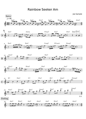 Free Joe Sample sheet music | Download PDF or print on MuseScore.com