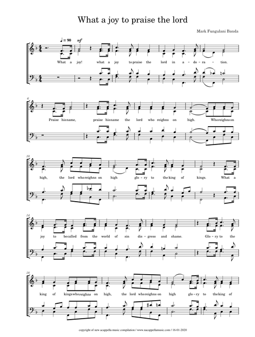 what a joy to praise the lord – markbanda059