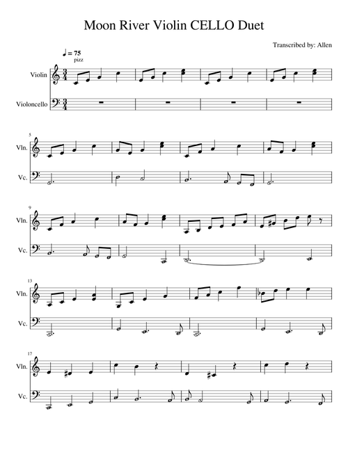 Moon_River_Violin_cello_Duet