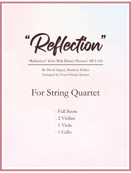 Reflection (Arr. Event String Quartet) - Christina Aguilera (String Quartet)