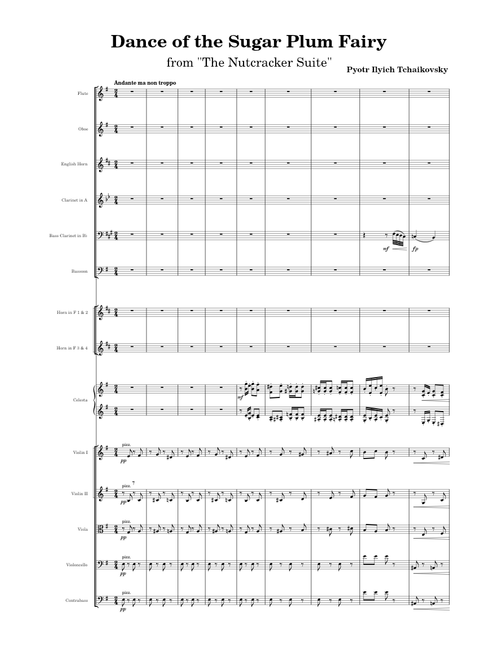 Dance of the Sugar Plum Fairy – Tchaikovsky