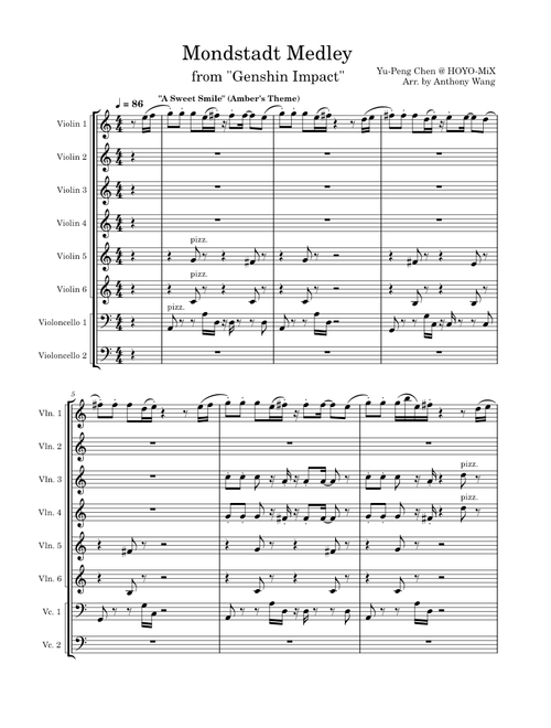 Mondstadt Medley – Genshin Impact