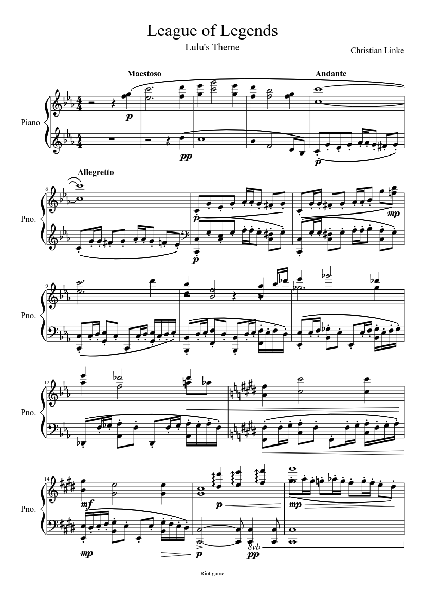 biología Anterior Itaca League of Legends : Lulu's Theme Sheet music for Piano (Solo) | Musescore.com biología Anterior Itaca League of Legends : Lulu's Theme Sheet music for Piano (Solo) | Musescore.com