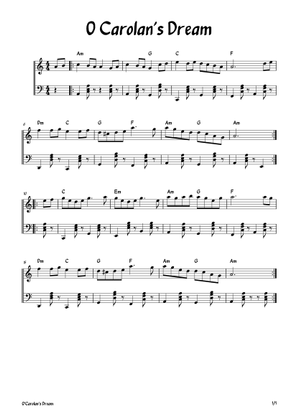 Carolan's Dream – Turlough O'Carolan / Arr. by Susanna Bartsch