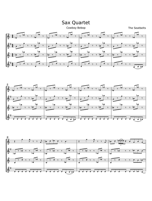 Sax Quartet (Cowboy Bebop) - Yoko Kanno