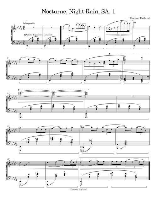 Nocturne No. 3 (Night Rain)