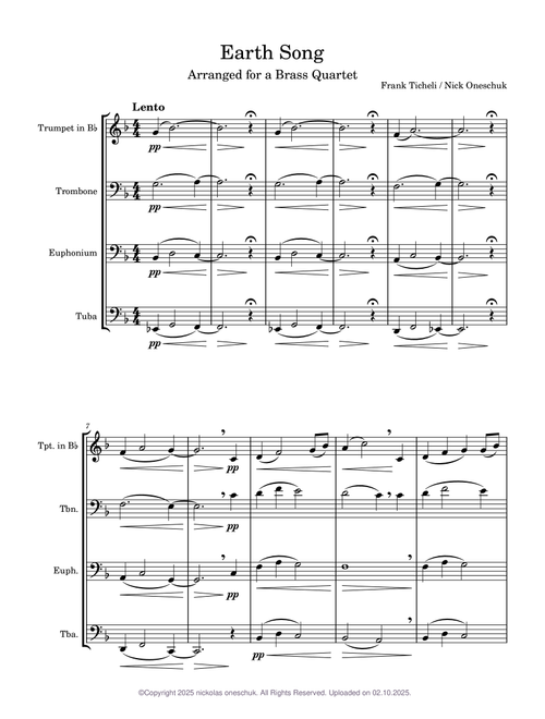 Earth Song – Frank Ticheli