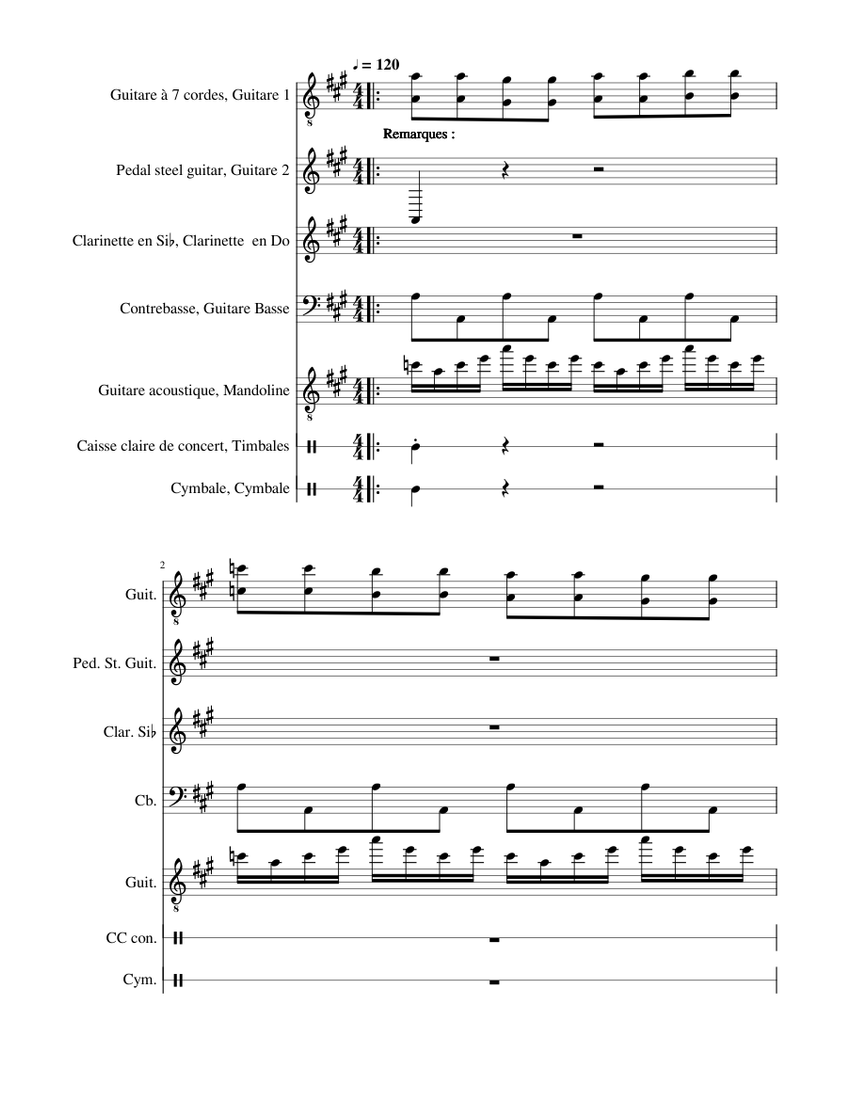 Project Zomboid - Menu Theme Reorchestration Sheet music for