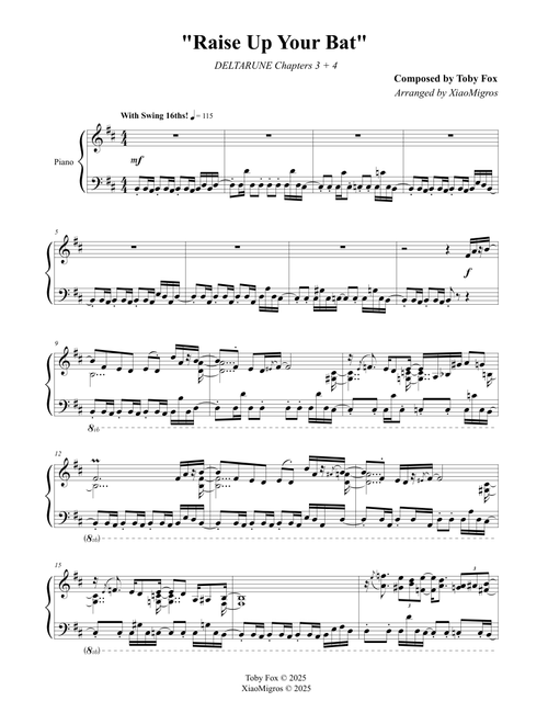 Raise Up Your Bat - DELTARUNE Chapters 3 + 4