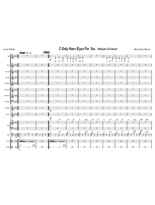 I Only Have Eyes For You (bblejam Gröband (F (+