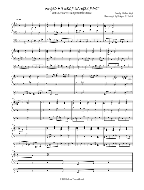 Oh God Our Help in Ages Past (Arr. Holyone Tombari Dodoh) - Gbērē Dodoh (Organ)