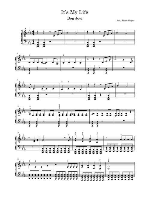 It's My Life – Bon Jovi