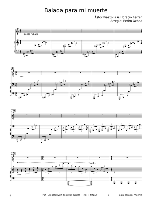 Balada para un loco - Astor Piazzolla
