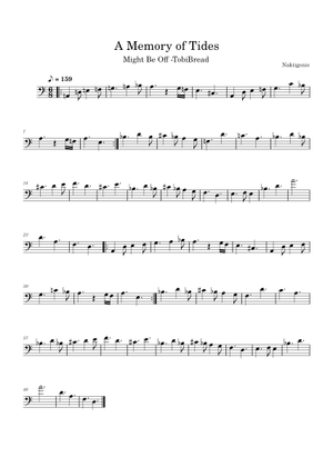 A Memory Of Tides (Band Version) (Deepwoken OST) – Naktigonis Sheet ...