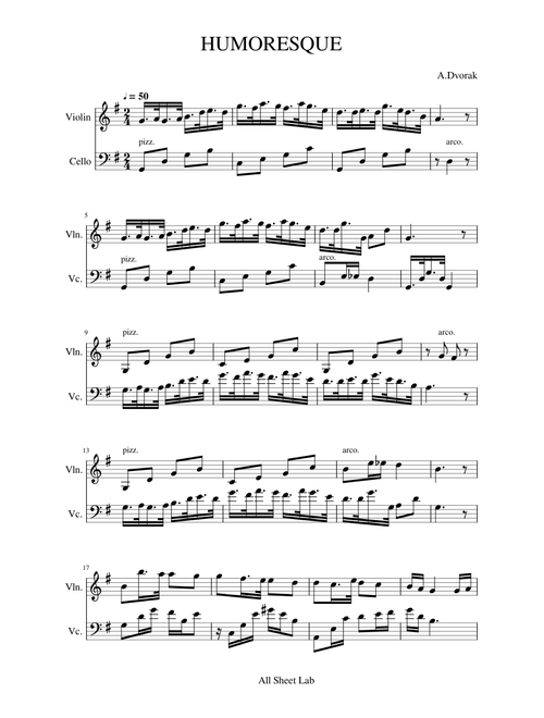 A. Dvorak - Humoresque