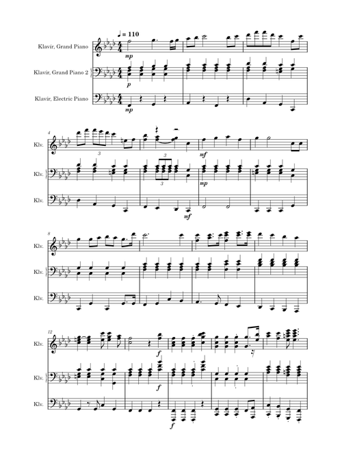 Einheitsfrontlied PIANO