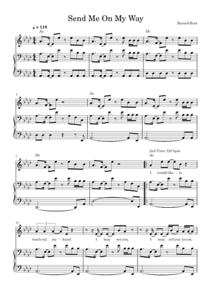 Send me on my way – Rusted Root Sheet Music with Chords for Piano ...