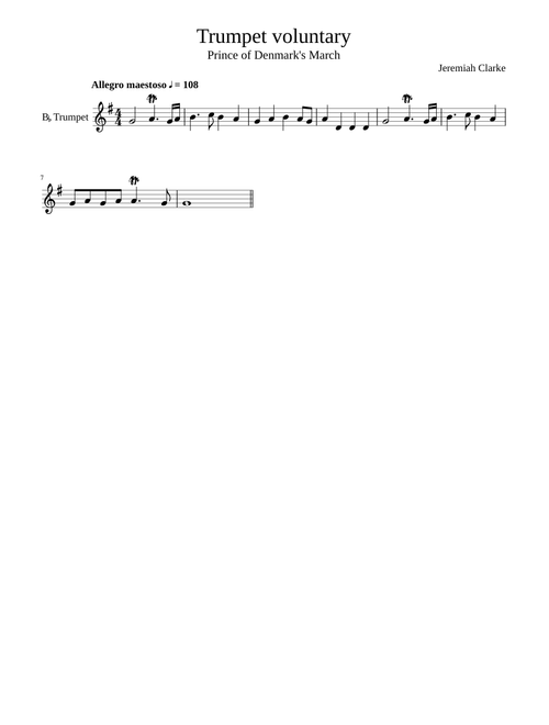 Trumpet Voluntary