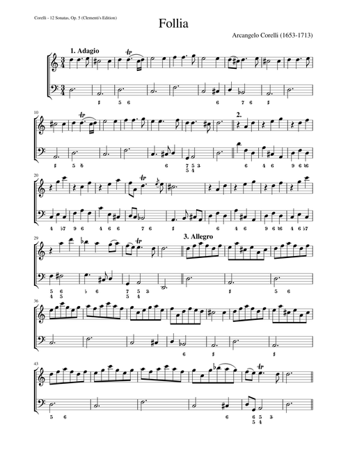 Corelli: XII. Follia