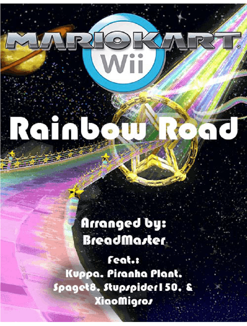 Rainbow Road - Mario Kart Wii