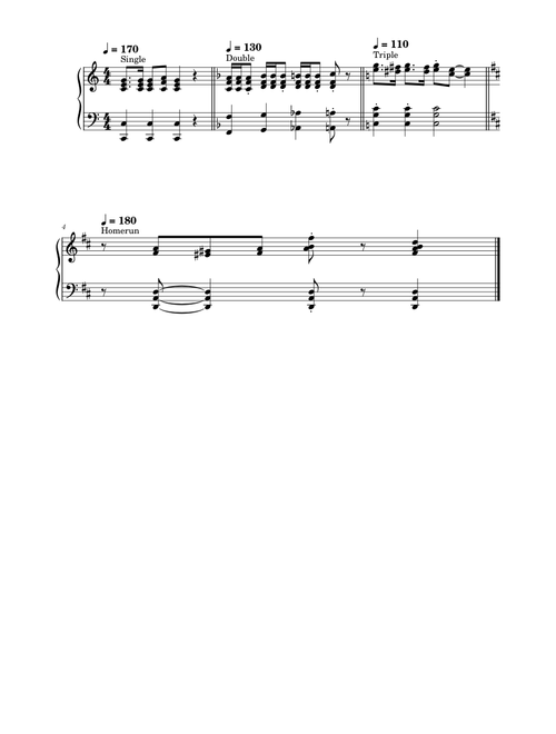 Wii sports baseball organ