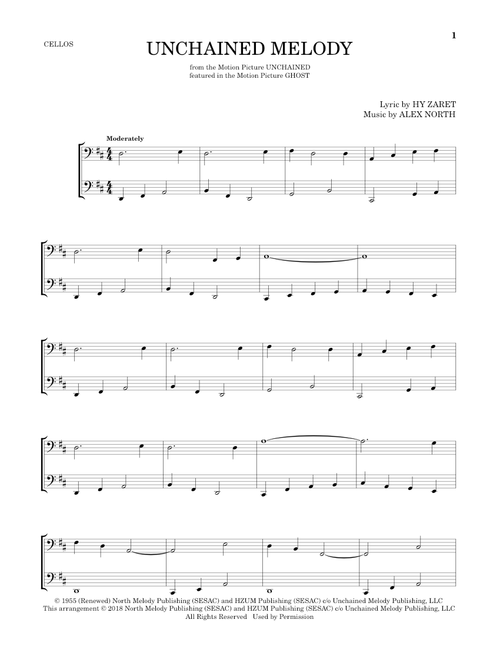 Unchained Melody - The Righteous Brothers (Cello Duet)